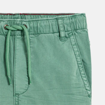 Pantalon cargo en toile vert Garçon