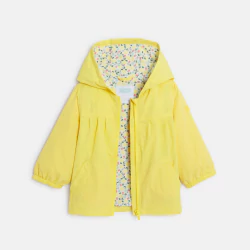 Veste à capuche jaune bébé...