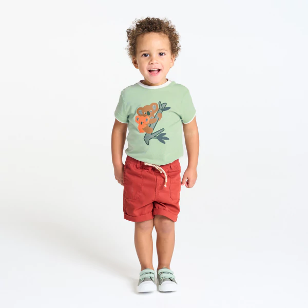 T-shirt koalas vert bébé garçon