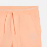 Bermuda en molleton orange pastel Garçon