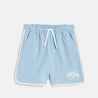 Short en molleton bleu ciel Fille