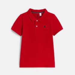 Polo classique rouge garçon