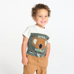 T-shirt koala vert bébé garçon