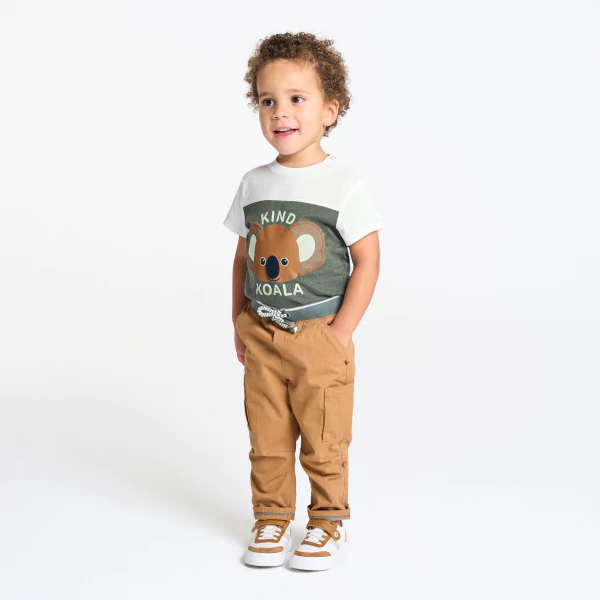 T-shirt koala vert bébé garçon