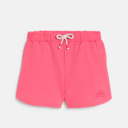 Short en molleton uni rose...