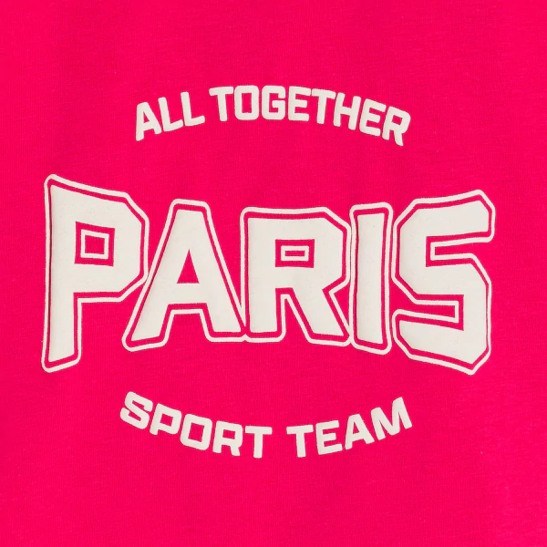 Débardeur sport team rose fuchsia Fille