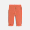 Pantalon coton souple fantaisie terracotta bébé garçon