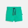 Short en maille légère vert bébé garçon