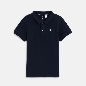 Polo classique bleu garçon