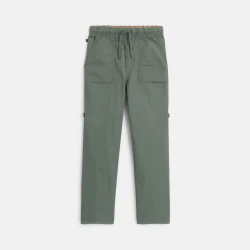 Pantalon à retrousser kaki Garçon