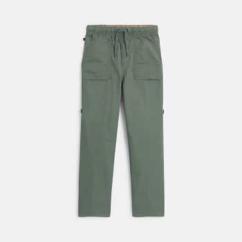 Pantalon à retrousser kaki Garçon