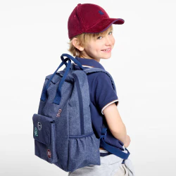 Sac à dos spécial rentrée des classes bleu garçon